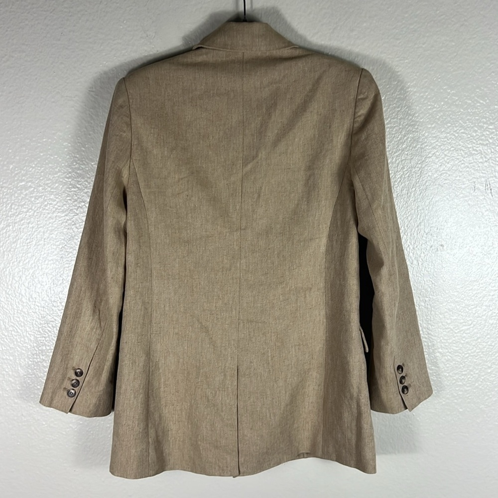 L’AGENCE Aimee Linen Blend Boyfriend Blazer - Picture 10 of 10